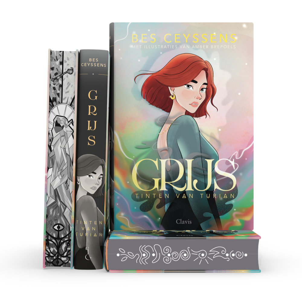 Boekenstapel met Grijs en De Sad Ghost Club